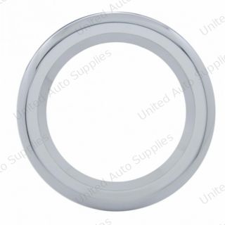 Chrome Twist-On Light Bezel For 4" Round Light Grommet