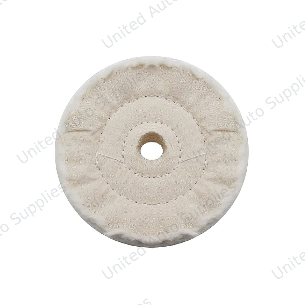 3" White Soft Muslin Buff - 5/8" Arbor