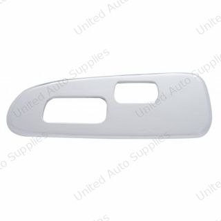 Chrome Plastic Window Switch Trim For 2008+ Peterbilt 389/388- Driver (2 Openings)