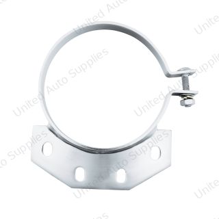 6" Chrome Exhaust Clamp For Peterbilt Ultra Cab