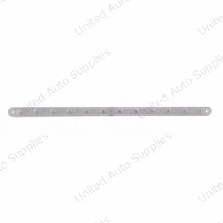 12 LED 12" Ultra Slim Light Bar Only (Stop, Turn & Tail) - Red LED/Clear Lens (Bulk)