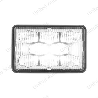 ULTRALIT - 8 High Power LED 4" X 6" Headlight - High Beam
