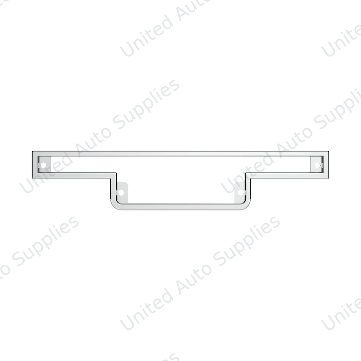 Chrome Plastic Warning Light Panel Bezel Without Visor For 1990-2000 Peterbilt 379/378/377