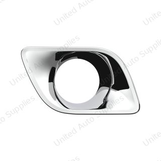Chrome Plastic Fog Light Bezel For 2013-2021 Kenworth T680-Passenger