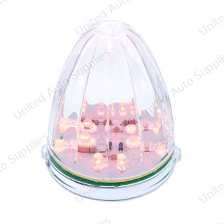 19 LED Watermelon Grakon 1000 Cab Light - Amber LED/Clear Lens