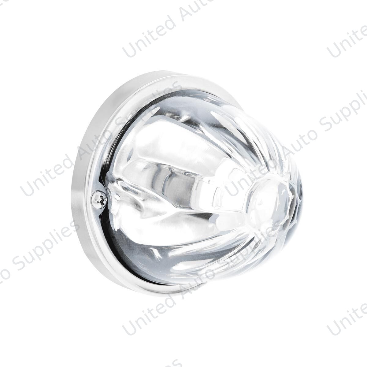 UltraBurst Glass Watermelon Light Flush Mount Kit-White LED/Clear Lens