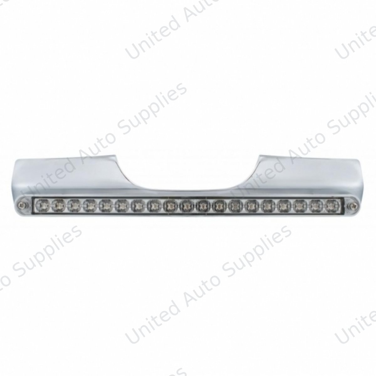 Motorcycle Rear Signal Light Bar With 19 LED 12" Light Bar - Red LED/Clear Lens