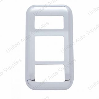 Chrome Plastic Switch Trim For 2001-2010 International 9900i/9400i/9200i - Wiper/Washer