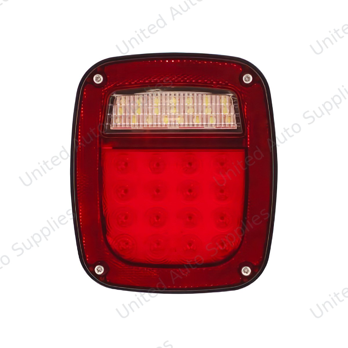 LED Universal Combination Tail Light With License Light & Side Marker (Bulk)