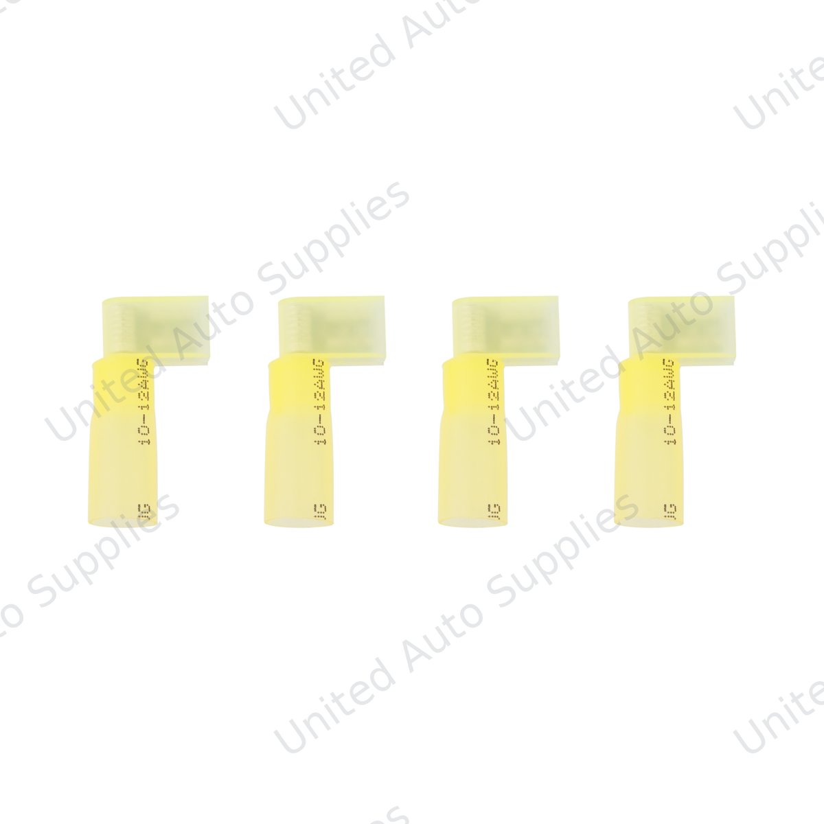 12-10 .250 Tab Yellow CS FI FM Flag Terminal (4-Pack)