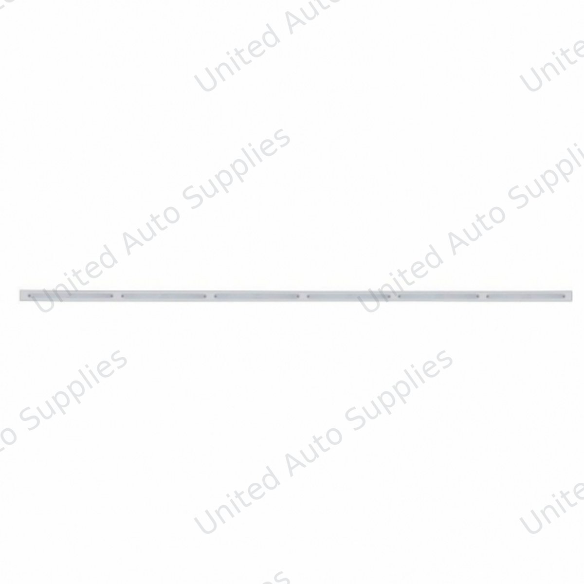 79-1/2" Stainless Bumper Light Bracket With 6X 14 LED 12" Light Bars - Amber LED/Chrome Lens