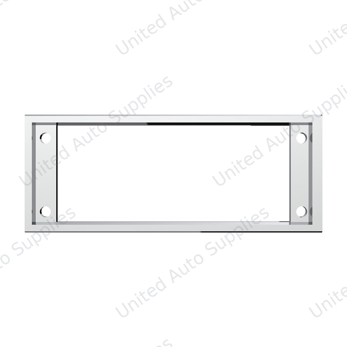 Chrome Plastic A/C Control Dash Panel Bezel For Kenworth W900 (1990-2005) & T800 (1986-2005)