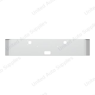 SS Clad Aluminum Bumper For 1982-2024 Kenworth W900 - Curved Ends