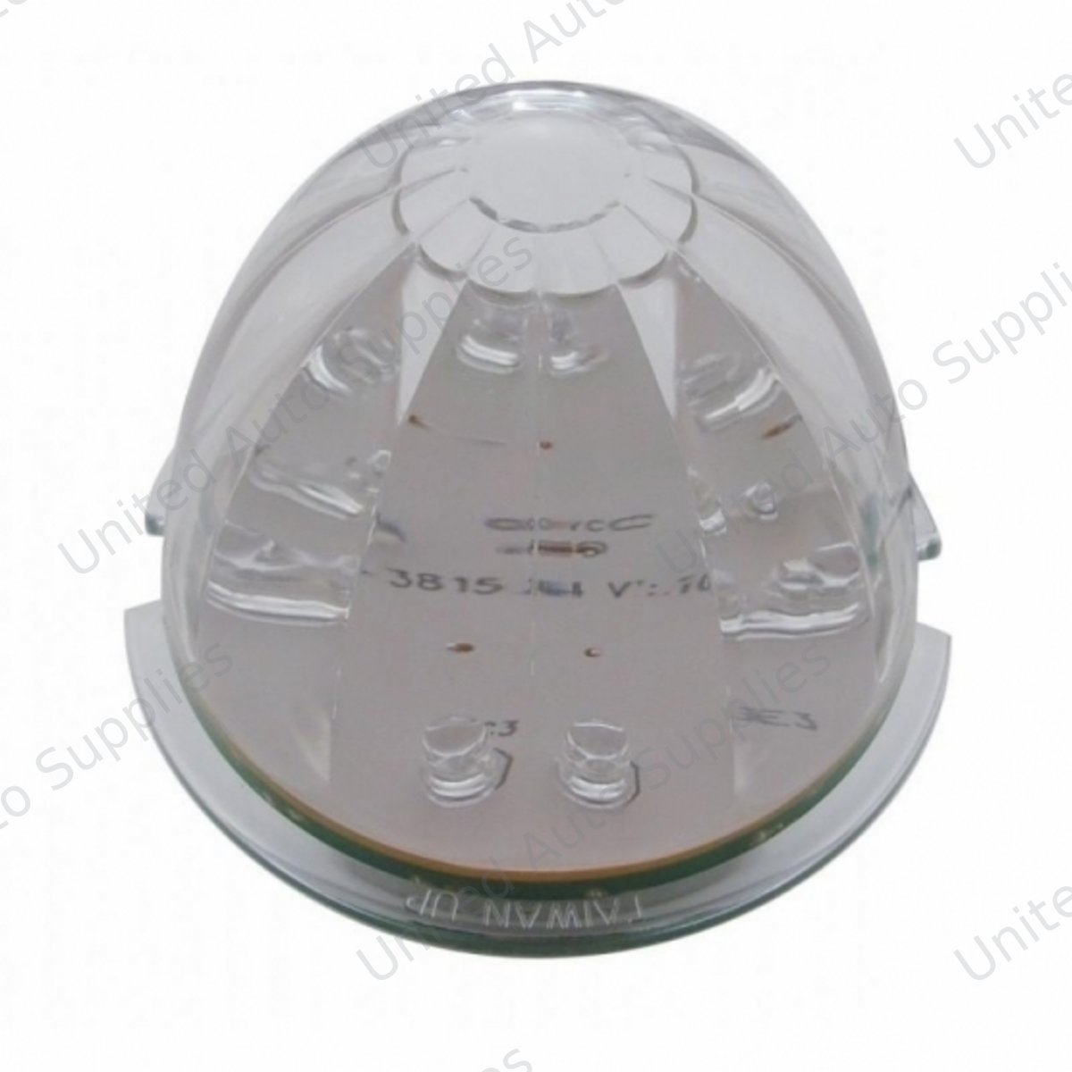 17 LED Dual Function Watermelon Cab Light - Red LED/Clear Lens (Bulk)