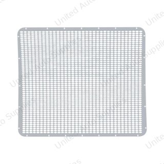 304 Stainless Grille Mesh For Peterbilt 379 With Extended Hood - Straight Oval Hole