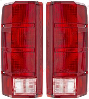Tail Light For 1980-86 Ford Bronco & Truck - L/H and R/H (2pcs)