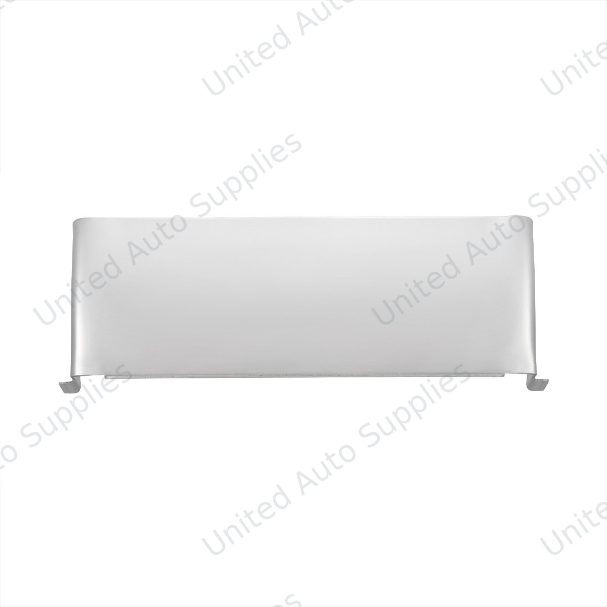 Stainless Steel Visor For 4" X 6" Rectangular Headlight, Curved Top Style