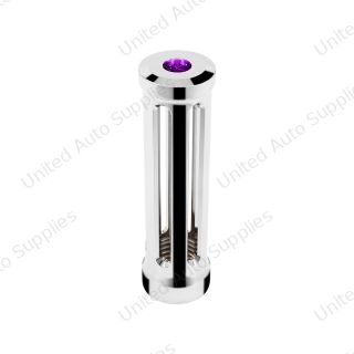 M30X3.5 Thread-On Sonoma Gearshift Knob-Purple Crystal/Chrome