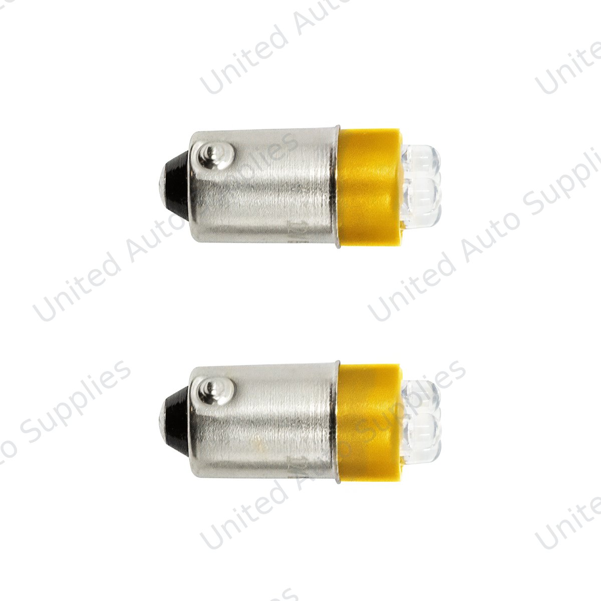 4 Micro LED 1893 Type Bulb - Amber (2-Pack)