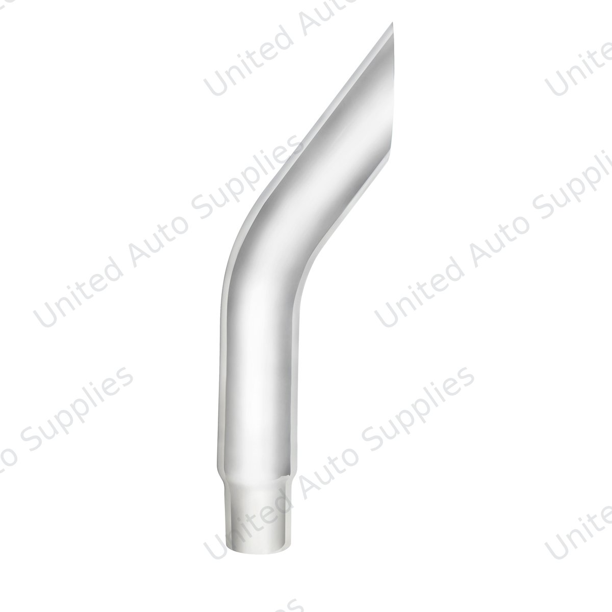 6" Bull Reduce To 5" OD Bottom Exhaust - 96" L