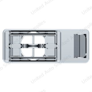 Chrome Plastic A/C Vent For 2001 & Earlier Kenworth - Driver