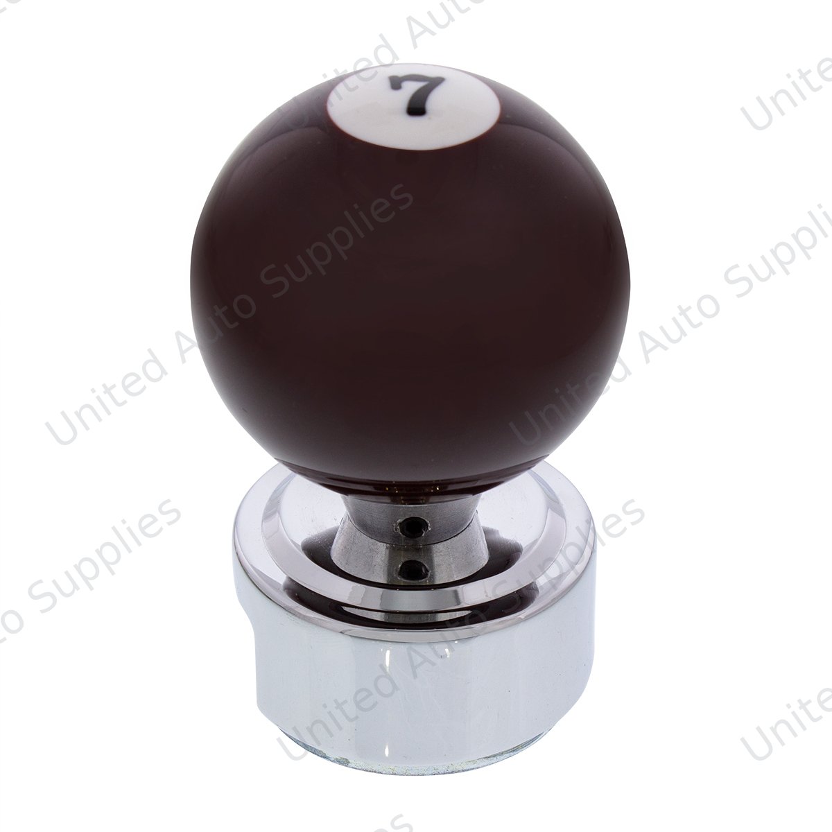 Number 7 Pool Ball Gearshift Knob For 13/15/18 Speed Eaton Style Shifters