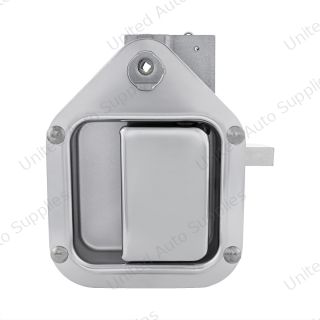 Exterior Sleeper Storage Door Handle For Kenworth W900/T800 (2004-2015), Short Striker - Driver