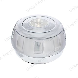 Chrome Steering Wheel Hub & Horn Button Kit For Kenworth (1995-1997) & Peterbilt (1993-1998)