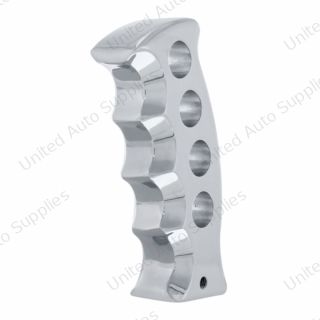 Gatling Style Pistol Grip Gearshift Knob - Chrome