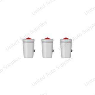 Mini Toggle Switch Extension With Red Crystal For Kenworth (Card of 3)