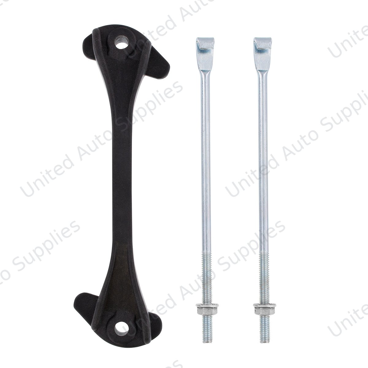 Black Polymer Battery Hold Down Bracket For Ford Bronco (1970-77) & Truck (1965-72)
