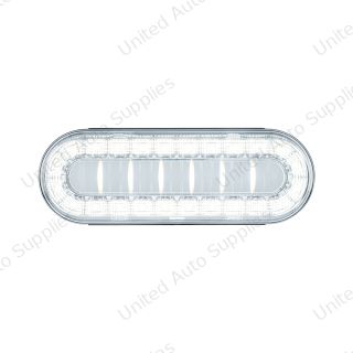 30 LED 6" Oval Lumos Light I-Series (Back-Up) - White LED/Clear Lens