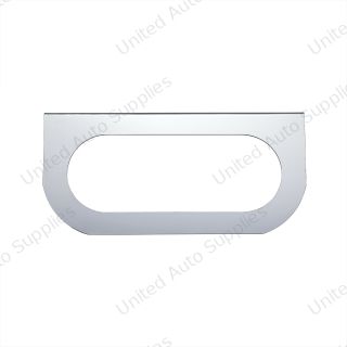 Stainless Light Bracket With Single Oval Light Cutout