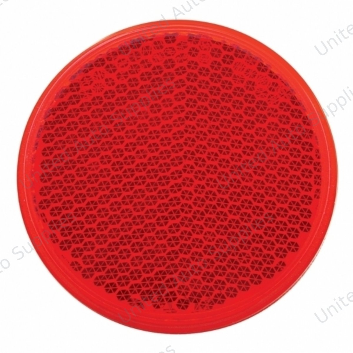 2 3/16" Round Quick Mount Reflector - Red