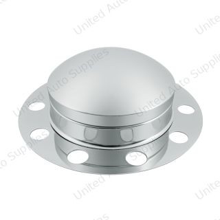 Chrome Dome Front Axle Cover 3PC Kit For Steel/Aluminum Wheel