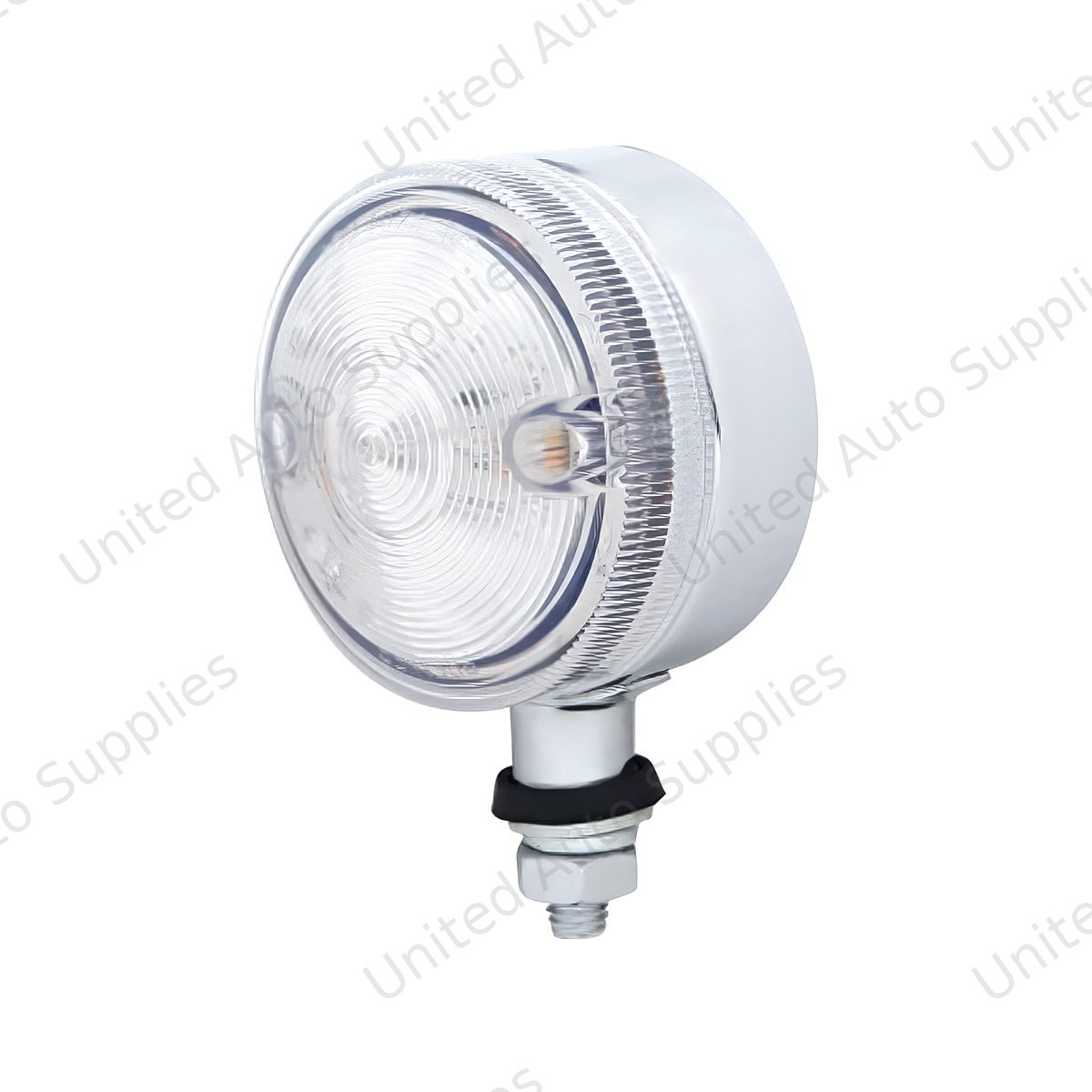 15 LED 3" Single Face Light - Red LED/Clear Lens