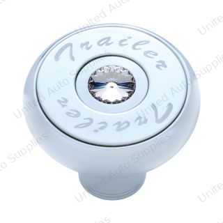 "Trailer" Deluxe Air Valve Knob - Clear Crystal