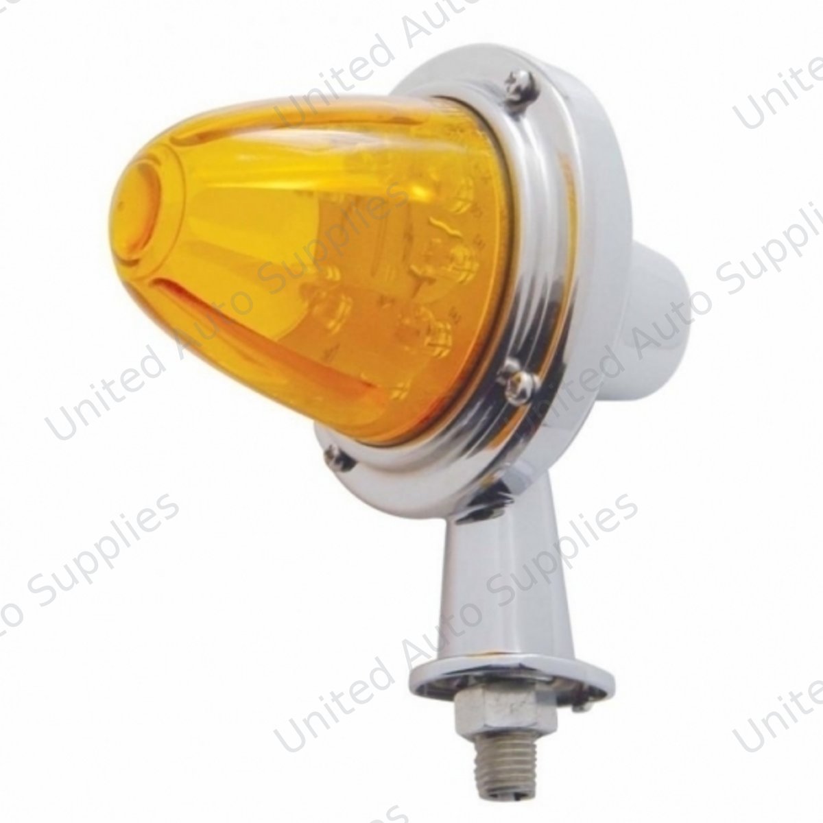 11 LED 1-1/8" Arm Watermelon Honda Light Kit - Amber LED/Amber Lens
