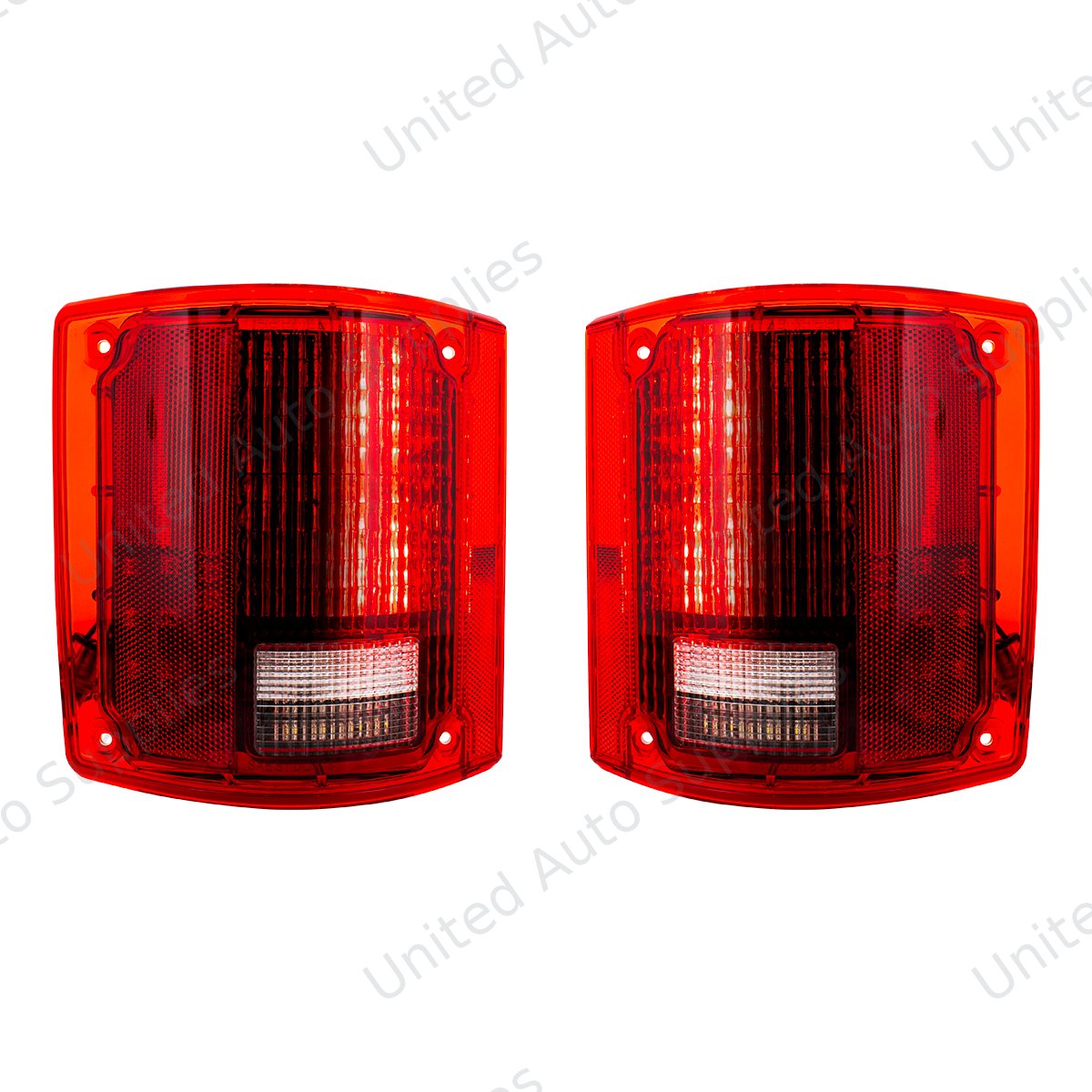 56 LED Sequential Tail Light Set Without Trim For 1973-1987 Chevy & GMC Truck (Pair)