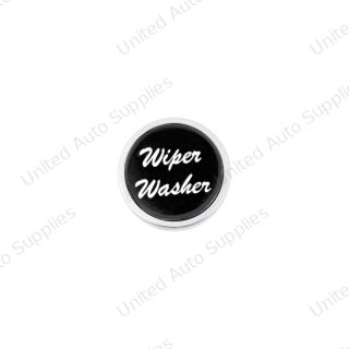 "Wiper/Washer" Dash Knob - Black Glossy Sticker