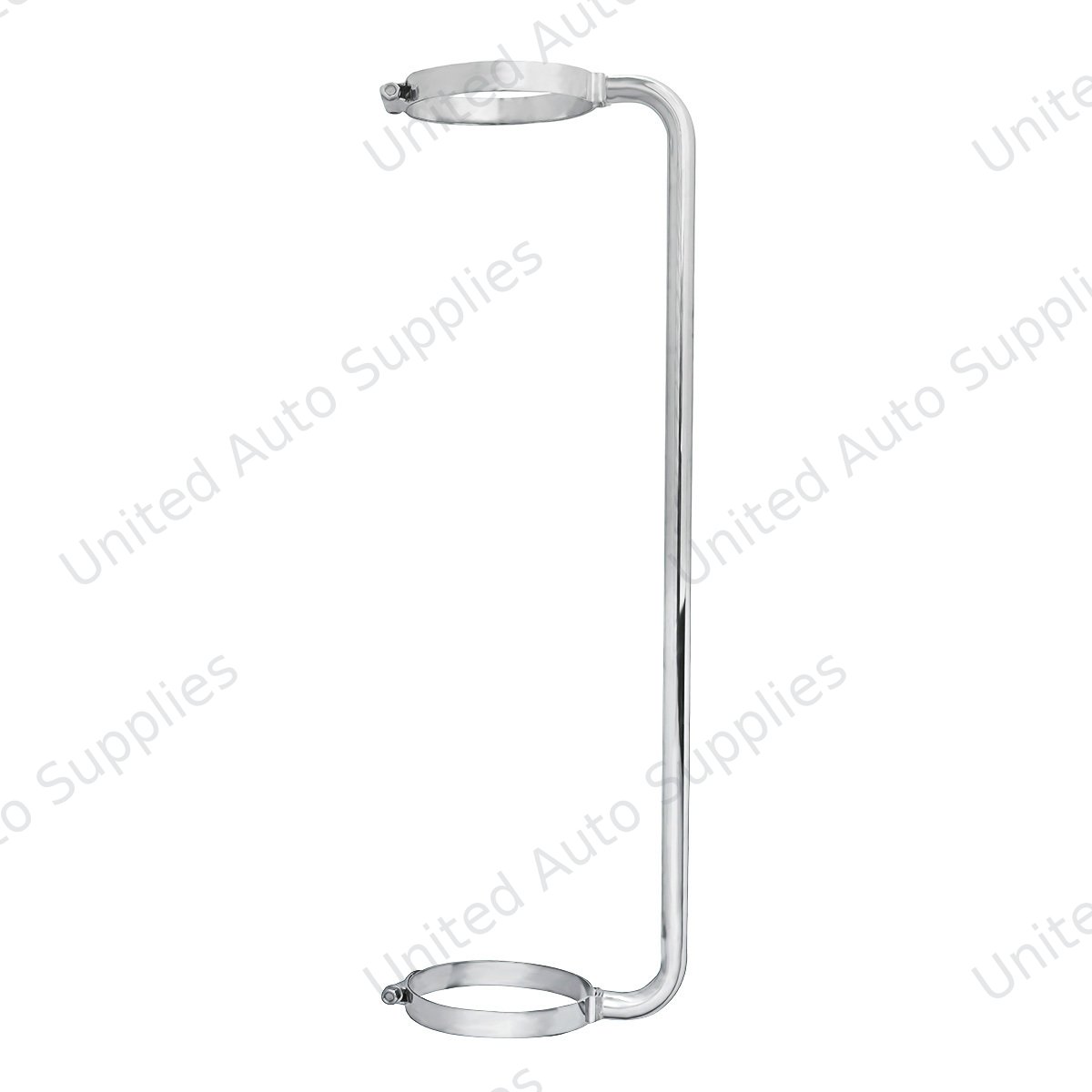 34" Chrome Exhaust Grab Handle - 8" Clamp