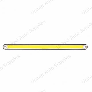 24 LED 12" GloLight Bar With Black Housing - Amber LED/Clear Lens