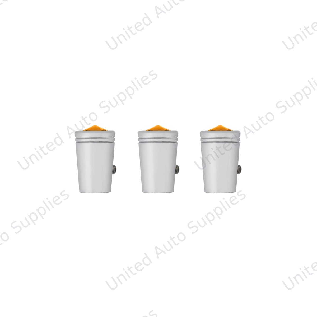 Mini Toggle Switch Extension With Amber Crystal For Kenworth (Card of 3)