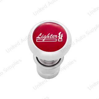 Deluxe Cigarette Lighter - Red Glossy Sticker