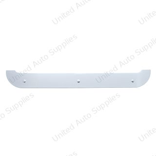 4" X 24" Chrome Contour Bottom Mud Flap Plate - Bolt Thru