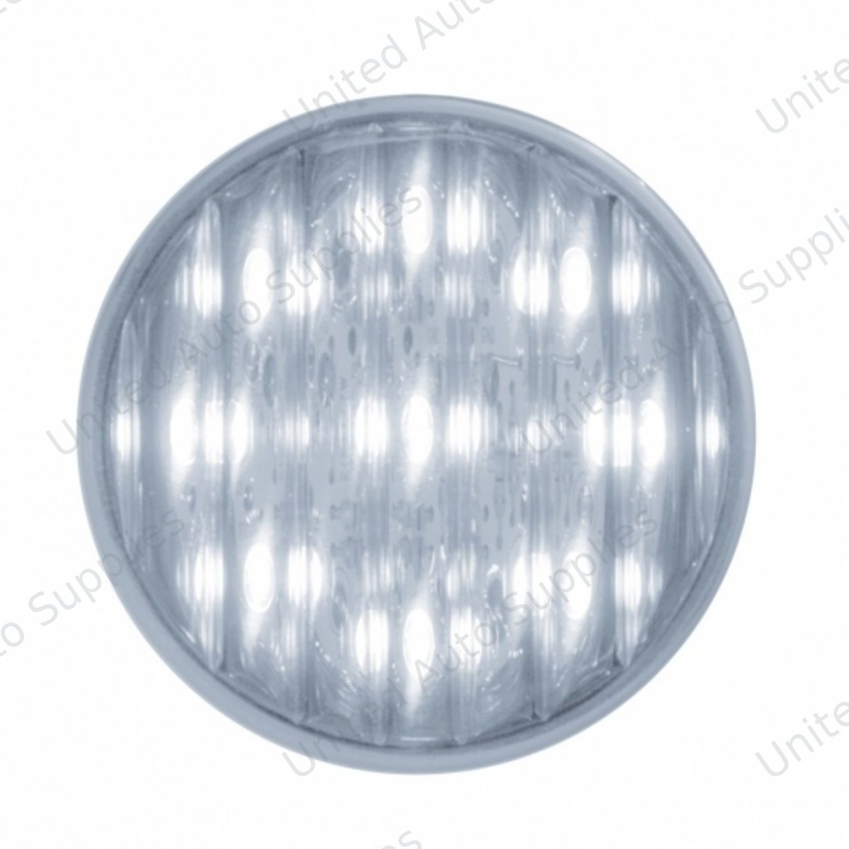 9 LED 2" Auxiliary Light - White LED/Chrome Lens