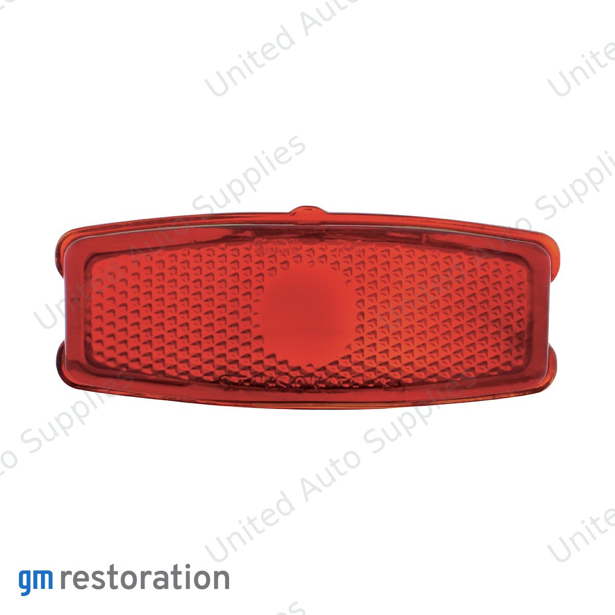 Glass Tail Light Lens For 1941-48 Chevy Passenger Car