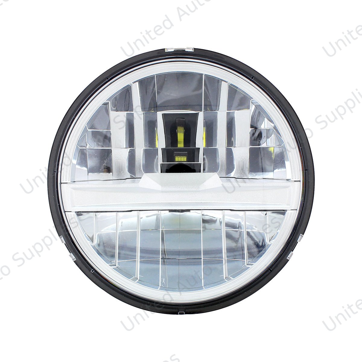 ULTRALIT - 8 High Power LED 5-3/4" Headlight - Silver