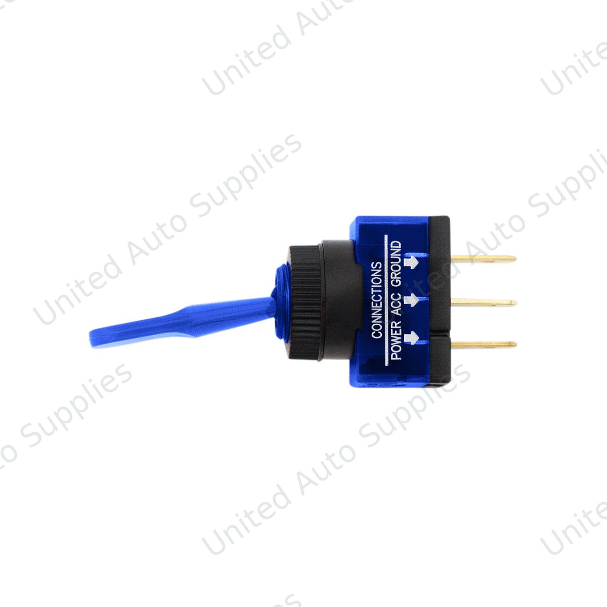 Blue Illum Toggle 20 Amp 12V S.P.S.T. On/Off 1 Pc.