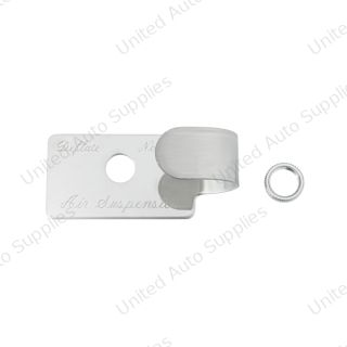 Stainless Switch Guard For Peterbilt 379 - Air Suspension